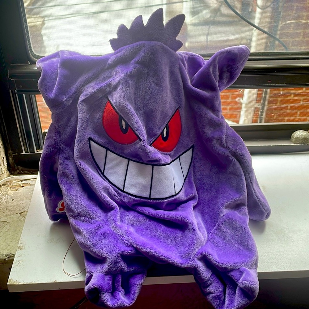 Build a Bear Unstuffed Gengar Pokémon 16” Purple BAB Plush